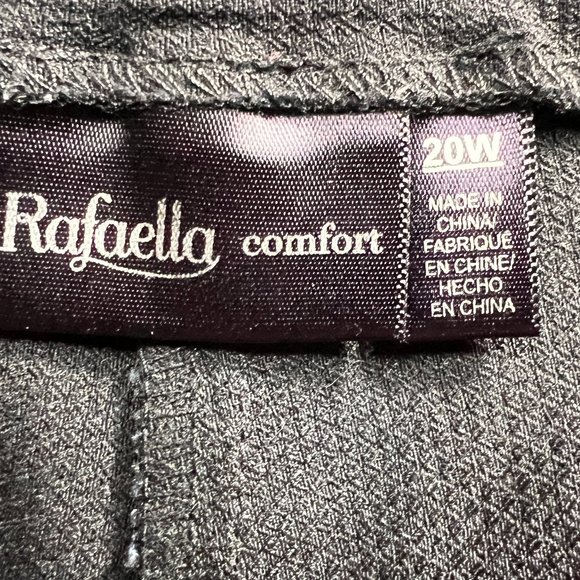 📌Rafaella Comfort Straight Leg Stretch Viscose Pull On Pants - Picture 9 of 13
